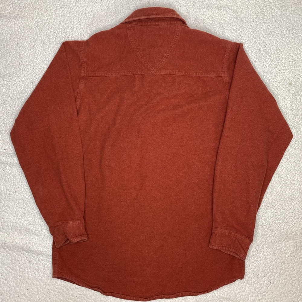 Stoic Orange Chamois Button Down Shirt: Size Small - Picture 2 of 11